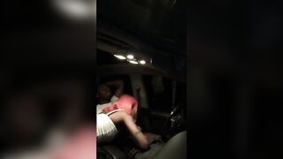 Left Her Nerd Boyfriend To Ride Her Ex's Cock In The Car