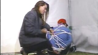 Tied Up Her Boyfriend Then Got To Fuck Her