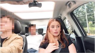 My Dumb Ass Friend Didn't Notice Me Fucking His Girl While He Drives