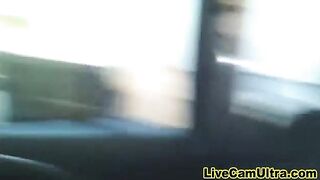 Found This Vintage Cam Whore Masturbating In The Car