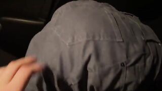 Undressing, Sucking, Riding, And Creampie In Car