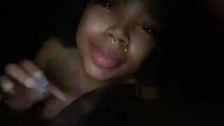 Sucking Big Black Cock Late At Night