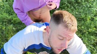 Mutual Jerking Turns Into Blowjob