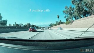 Public Tesla Blowjob On Road