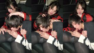 Sucking That Tranny Cock In Public