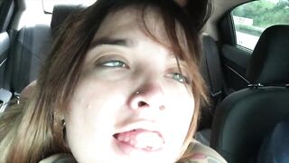 Lesbian Strapon Sex In Public Has Babe Making The Ahegao Face